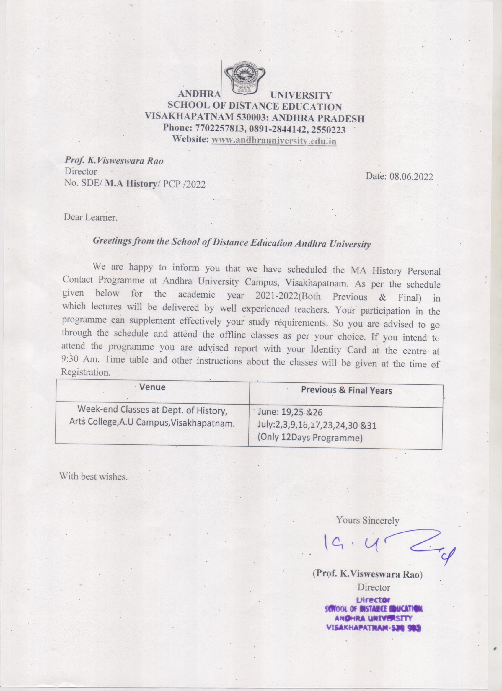 41 astrology course in andhra university